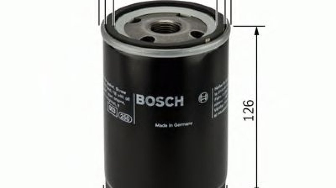 Filtru ulei MITSUBISHI PAJERO II (V3_W, V2_W, V4_W) (1990 - 1999) BOSCH 0 986 452 042 piesa NOUA