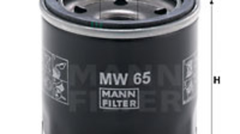 Filtru ulei (MW65 MANN-FILTER) BIMOTA MOTORCYCLES,CAGIVA MOTORCYCLES,KAWASAKI MOTORCYCLES,SACHS MOTORCYCLES,SUZUKI MOTORCYCLES