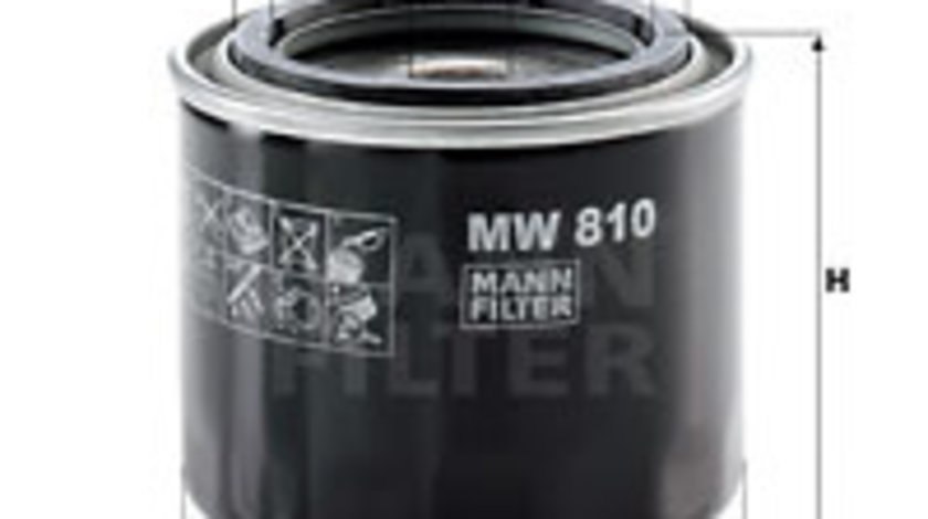 Filtru ulei (MW810 MANN-FILTER) HONDA MOTORCYCLES