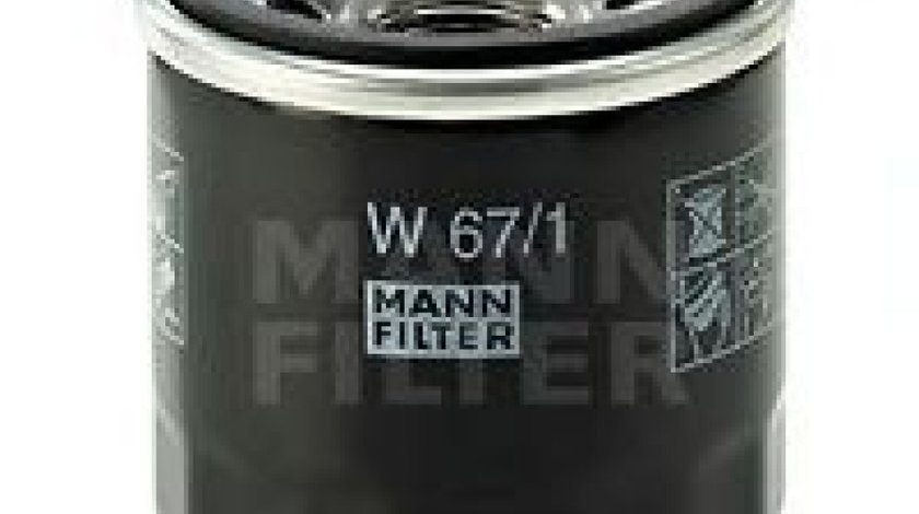 Filtru ulei NISSAN X-TRAIL (T31) (2007 - 2013) MANN-FILTER W 67/1 piesa NOUA