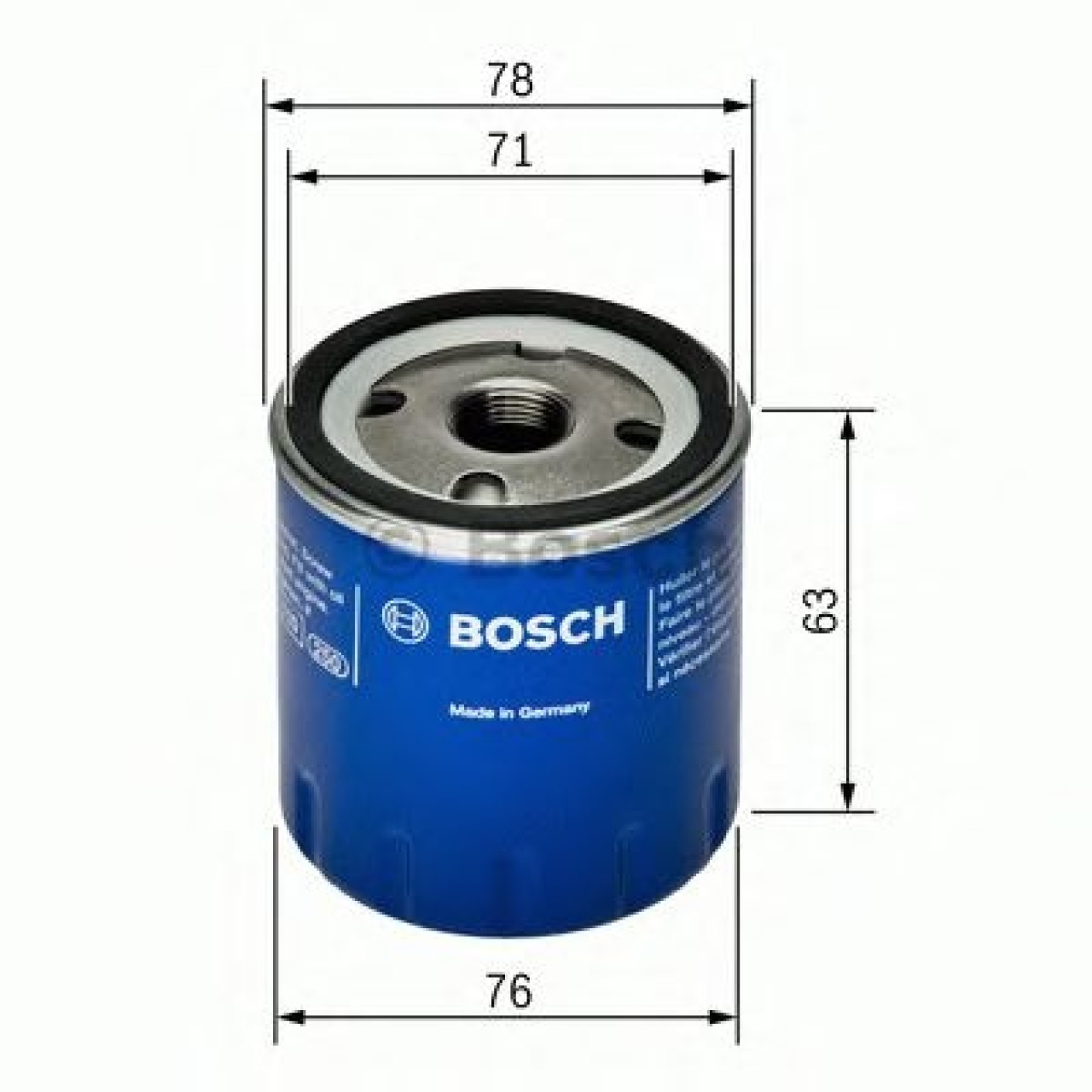 Filtru ulei OPEL MOVANO Combi (J9) (1998 - 2010) BOSCH F 026 407 022 piesa NOUA