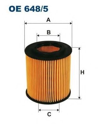 Filtru ulei OPEL VECTRA C GTS (2002 - 2016) FILTRON OE648/5 piesa NOUA