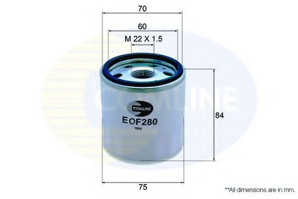 Filtru ulei PEUGEOT BOXER caroserie (2006 - 2016) COMLINE EOF280 piesa NOUA