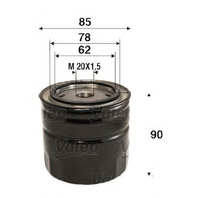 Filtru ulei RENAULT LAGUNA III (BT0/1) (2007 - 2016) VALEO 586089 piesa NOUA