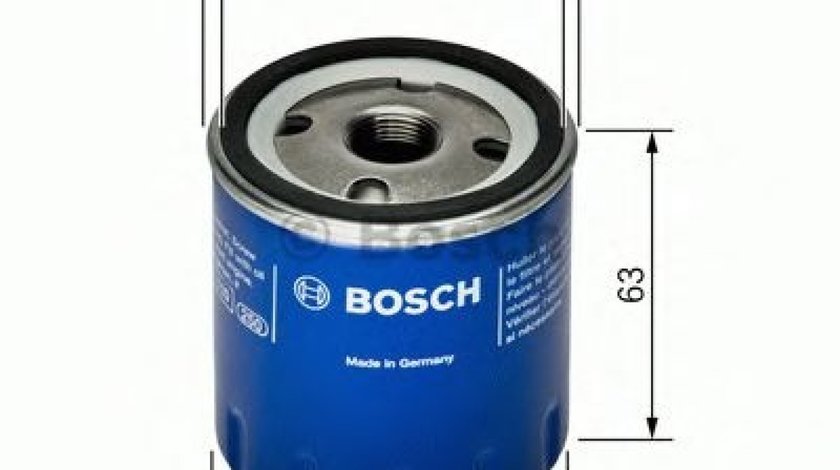 Filtru ulei RENAULT MEGANE III Hatchback (BZ0) (2008 - 2016) BOSCH F 026 407 022 piesa NOUA