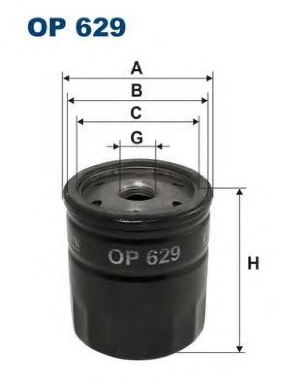 Filtru ulei SAAB 9-3 (YS3F) (2002 - 2016) FILTRON OP629 piesa NOUA