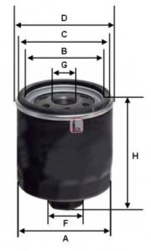 Filtru ulei SEAT INCA (6K9) (1995 - 2003) SOFIMA S 3428 R piesa NOUA