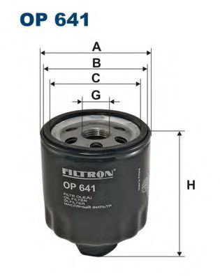 Filtru ulei SEAT LEON (1M1) (1999 - 2006) FILTRON OP641 piesa NOUA