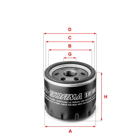 Filtru Ulei Sofima Fiat S 0110 R