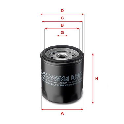 Filtru Ulei Sofima Fiat S 6210 R