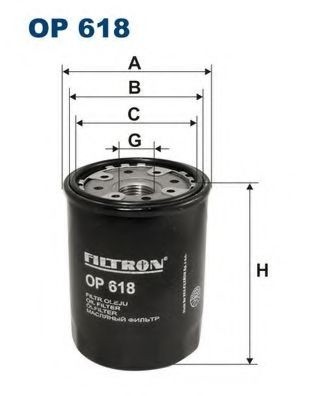 Filtru ulei TOYOTA AURIS (NRE15, ZZE15, ADE15, ZRE15, NDE15) (2006 - 2012) FILTRON OP618 piesa NOUA