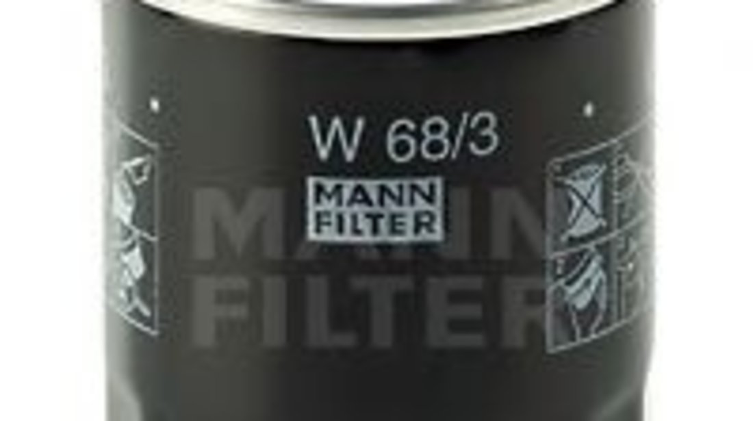 Filtru ulei TOYOTA AYGO (WNB1, KGB1) (2005 - 2014) MANN-FILTER W 68/3 piesa NOUA