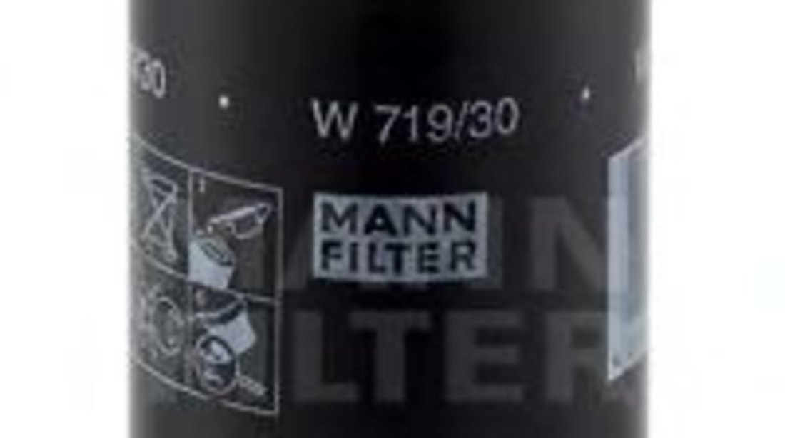Filtru ulei VW BORA (1J2) (1998 - 2005) MANN-FILTER W 719/30 piesa NOUA