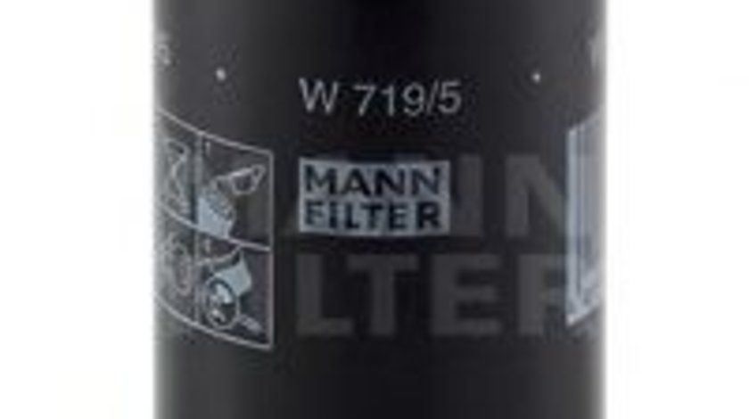 Filtru ulei VW GOLF III Cabriolet (1E7) (1993 - 1998) MANN-FILTER W 719/5 piesa NOUA