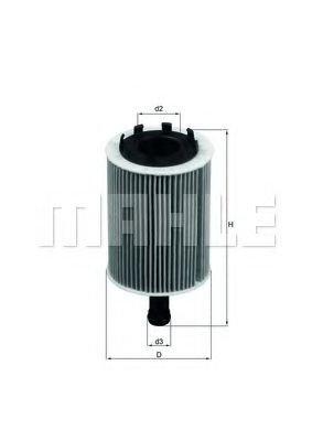 Filtru ulei VW MULTIVAN V (7HM, 7HN, 7HF, 7EF, 7EM, 7EN) (2003 - 2015) KNECHT OX 188D piesa NOUA