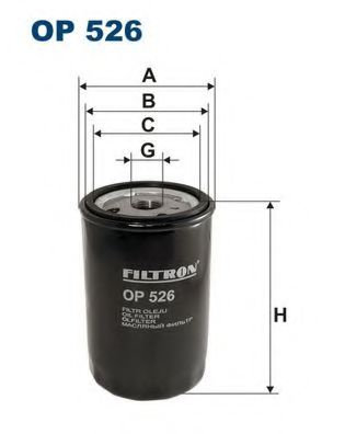 Filtru ulei VW PASSAT (3A2, 35I) (1988 - 1997) FILTRON OP526 piesa NOUA