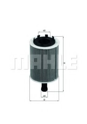 Filtru ulei VW PASSAT (3C2) (2005 - 2010) KNECHT OX 188D piesa NOUA