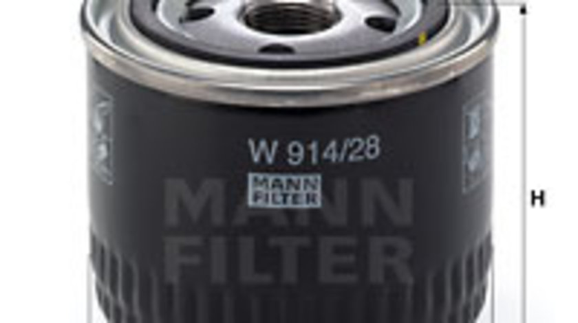 Filtru ulei (W91428 MANN-FILTER) Citroen,FIAT,IVECO,KARSAN,UAZ,YAMAHA MOTORCYCLES