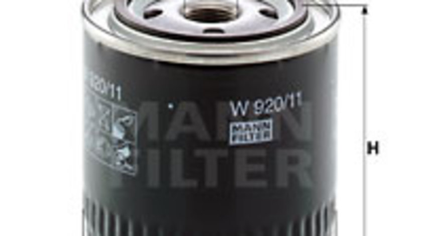 Filtru ulei (W92011 MANN-FILTER) AUSTIN,HONDA,ROVER