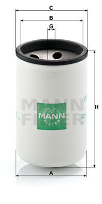 Filtru ulei (W925 MANN-FILTER) JOHN DEERE