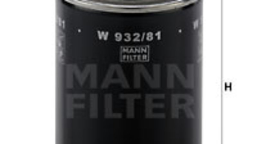Filtru ulei (W93281 MANN-FILTER)