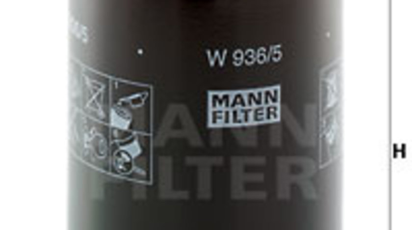 Filtru ulei (W9365 MANN-FILTER) CHEVROLET,HOLDEN,OPEL