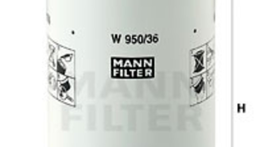 Filtru ulei (W95036 MANN-FILTER) IVECO