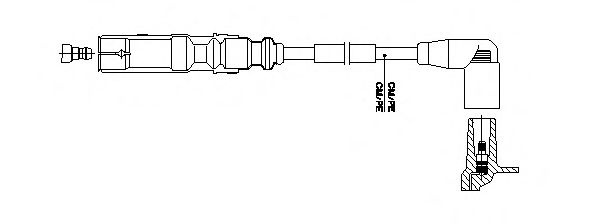 Fisa bujii AUDI A4 (8D2, B5) (1994 - 2001) BREMI 1A22E26 piesa NOUA