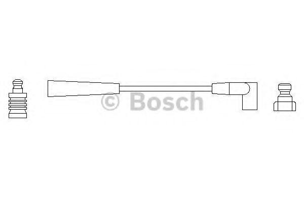 Fisa bujii RENAULT CLIO I (B/C57, 5/357) (1990 - 1998) BOSCH 0 986 356 063 piesa NOUA