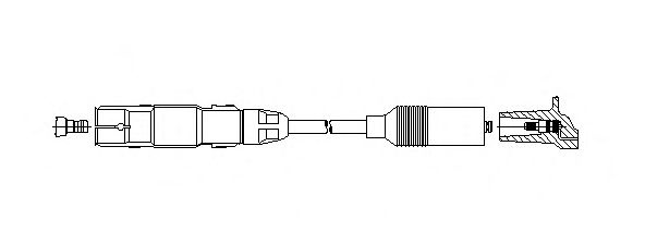 Fisa bujii SEAT TOLEDO I (1L) (1991 - 1999) BREMI 195/30 piesa NOUA