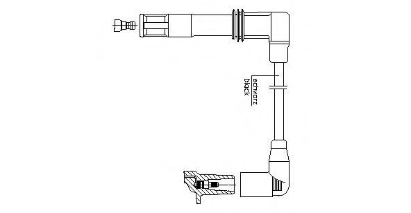 Fisa bujii SKODA OCTAVIA I (1U2) (1996 - 2010) BREMI 1A13/33 piesa NOUA