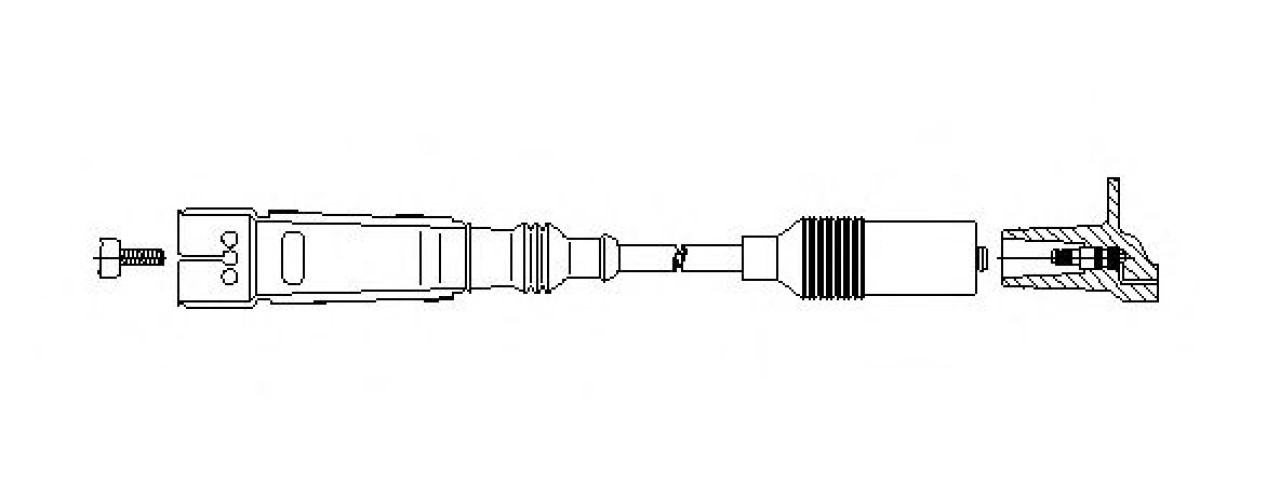 Fisa bujii VW GOLF III (1H1) (1991 - 1998) BREMI 110/60 piesa NOUA