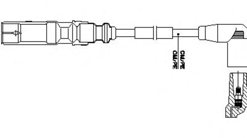 Fisa bujii VW PASSAT (3B2) (1996 - 2001) BREMI 1A22E65 piesa NOUA