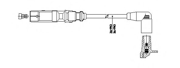 Fisa bujii VW PASSAT Variant (3B5) (1997 - 2001) BREMI 1A22/46 piesa NOUA