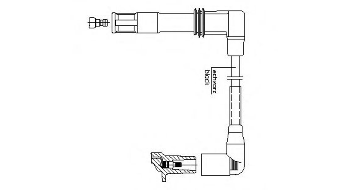 Fisa bujii VW POLO (9N) (2001 - 2012) BREMI 1A13E47 piesa NOUA