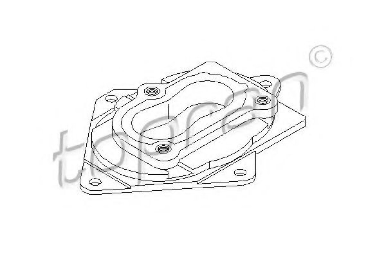 Flansa carburator VW PASSAT (3A2, 35I) (1988 - 1997) TOPRAN 100 728 piesa NOUA