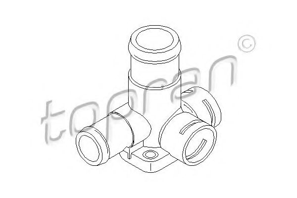 Flansa lichid racire VW TRANSPORTER IV platou / sasiu (70XD) (1990 - 2003) TOPRAN 101 456 piesa NOUA