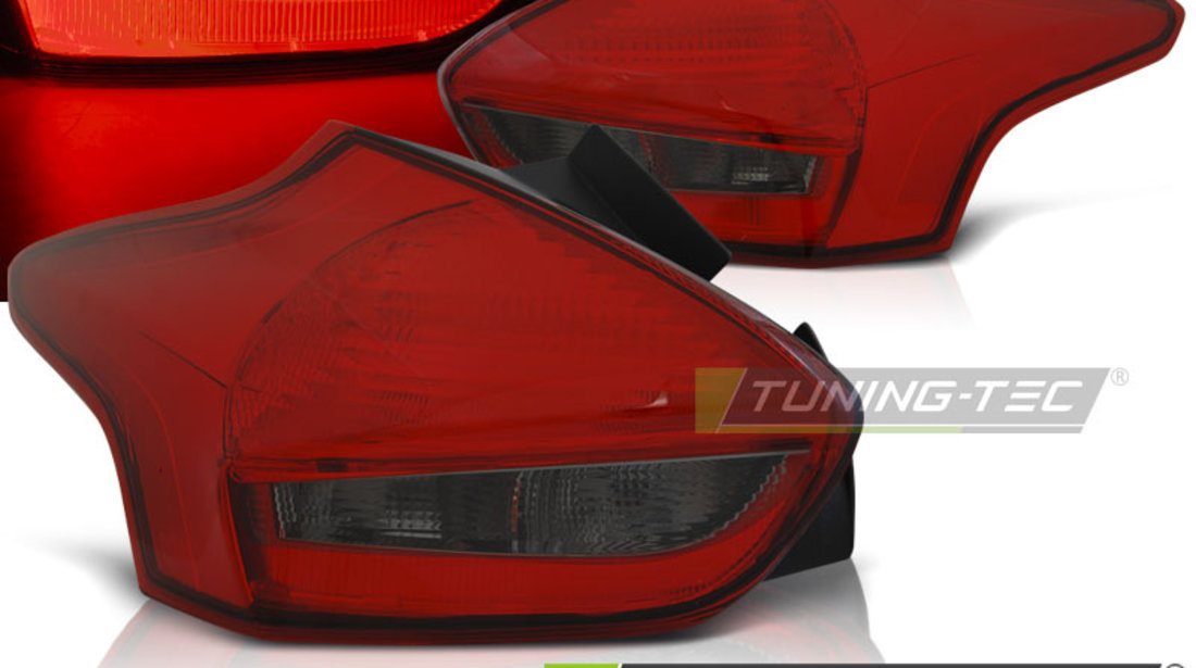 FORD FOCUS 3 15-18 HATCHBACK ROSU SMOKE LED