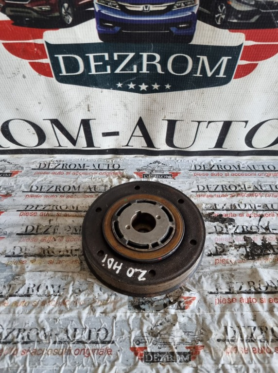 Fulie cu inel ghidare vibrochen Peugeot 4007 2.2 HDi 156cp cod piesa : 9644347680