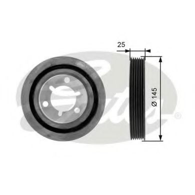 Fulie curea, arbore cotit CITROEN NEMO caroserie (AA) (2008 - 2016) GATES TVD1056 piesa NOUA