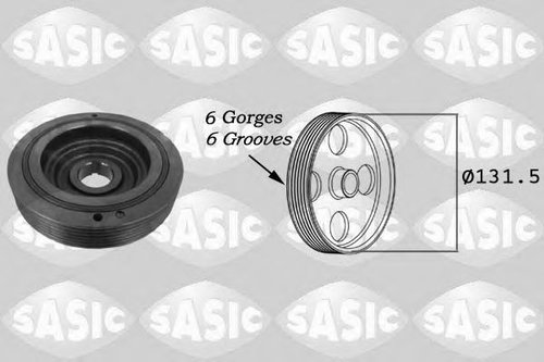 Fulie curea, arbore cotit FORD TRANSIT CONNECT (P65, P70, P80) (2002 - 2016) SASIC 9001814 piesa NOU...