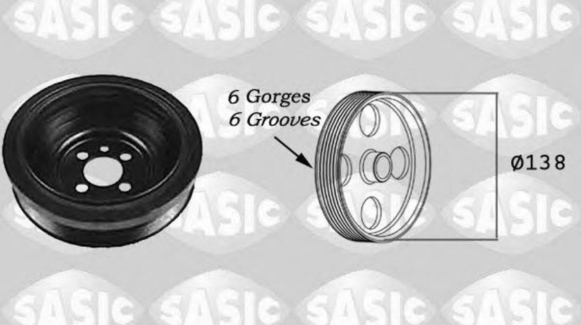 Fulie curea, arbore cotit SEAT EXEO (3R2) (2008 - 2016) SASIC 2156021 piesa NOUA