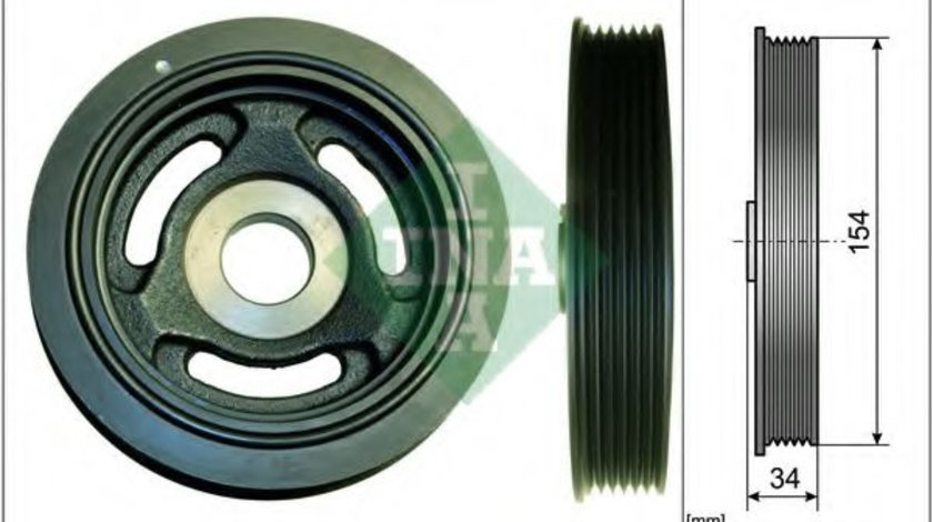 Fulie curea, arbore cotit VOLVO C30 (2006 - 2012) INA 544 0104 10 piesa NOUA