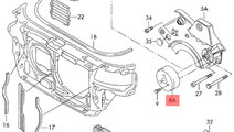 Fulie pompa apa Audi A6 4B (C5) 2002 2003 Sedan 2....