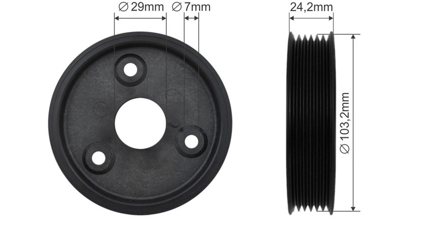 FULIE POMPA SERVO, RENAULT ESPACE III, LAGUNA II, MASTER II 2.2D 07.00-