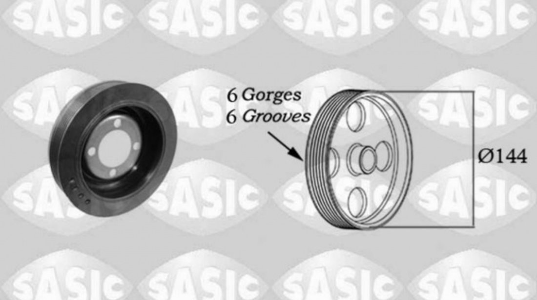 Fulie vibrochen Peugeot 605 (6B) 1989-1999 #2 0515S2