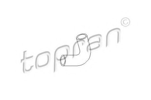 Furtun,aerisire bloc motor OPEL VECTRA C Combi (2003 - 2016) TOPRAN 206 556 piesa NOUA