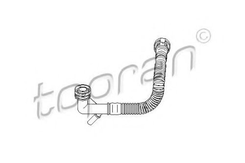 Furtun, aerisire chiulasa BMW X5 (E53) (2000 - 2006) TOPRAN 501 417 piesa NOUA