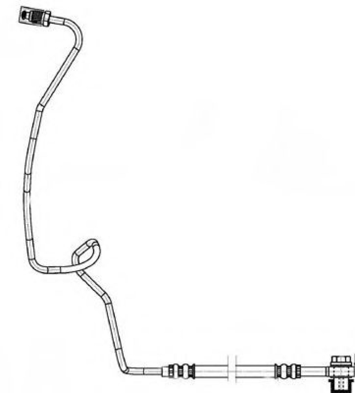 Furtun frana AUDI A3 (8L1) (1996 - 2003) FERODO FHY2517 piesa NOUA