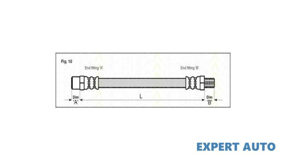 Furtun frana Audi AUDI 200 (43) 1979-1982 #2 01184